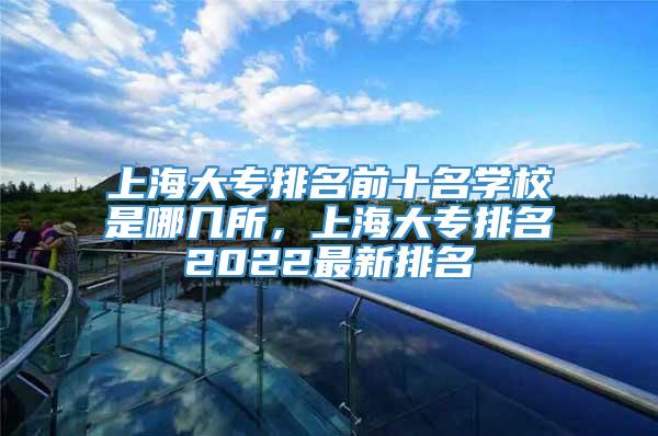 上海大专排名前十名学校是哪几所，上海大专排名2022最新排名