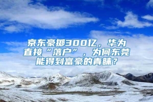 京东豪掷300亿，华为直接“落户”，为何东莞能得到富豪的青睐？